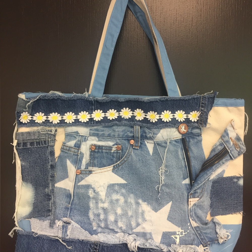 Denim Beach Bag - image 3